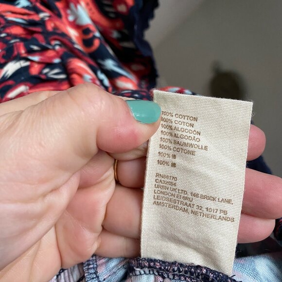 NWT ANTHROPOLOGIE Let Me Be Smocked Crop Top Blouse Size S - Picture 4 of 7